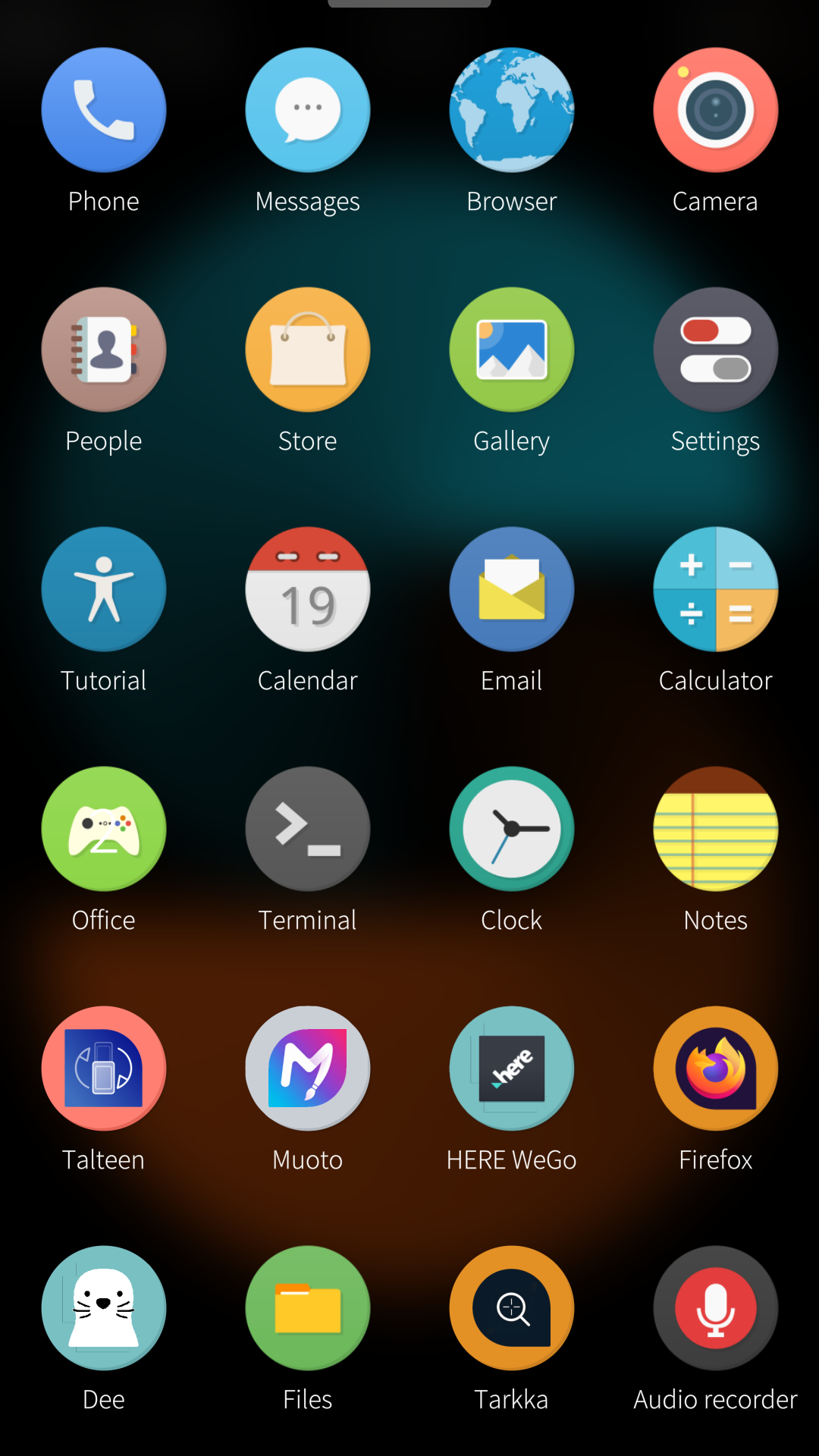 Numix Circle icons on Sailfish OS